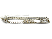 Smycken, Armband med sten Silver 18,5cm 4,3g, i auktion: Pant – Tisdag 10 november 2015