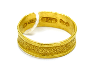 Parti, Ring 23K, skev skena Ø15½ 1,8g, i auktion: Pant – Tisdag 10 november 2015