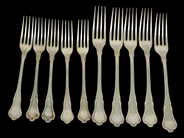 Silver - Matsilver S800, 5st mindre gafflar - View 2