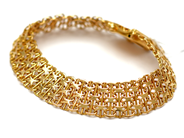 Smycken - Armband X-länk med stav 18K 20,3g 18,8cm  - View 1