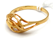 Smycken - Ring 18K 2,5g Ø18, skev - View 1