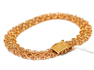 Smycken - Armband X-länk med stav 18K 12,4g 19,3cm  - View 1