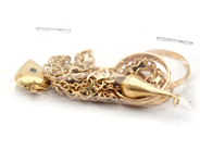 Parti, Parti guld 18K 21,1g skadat, graverat, i auktion: Pant – Tisdag 5 juli 2016