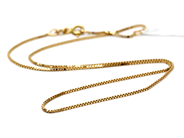Smycken, Halskedja 18K 2,0g 33,5cm Venezia, i auktion: Pant – Tisdag 27 september 2016