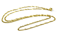 Smycken, Halskedja 14K 2,5g 50cm Singapore, i auktion: Pant – Tisdag 27 september 2016
