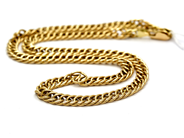 Smycken, Halskedja 18K 12,9g 42cm Pansar, i auktion: Pant – Tisdag 27 september 2016