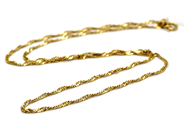 Smycken, Halskedja 18K 2,6g 42cm Singapore, i auktion: Pant – Tisdag 27 september 2016