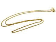 Smycken, Halskedja 18K 2,6g 43,5cm Pansar, i auktion: Pant – Tisdag 27 september 2016