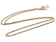Smycken, Halskedja 18K 1,8g 40,5cm Venezia, i auktion: Pant – Tisdag 27 september 2016