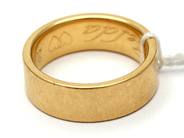 Parti, Ring 18K 11,7g Ø19 graverad, i auktion: Pant – Tisdag 27 september 2016