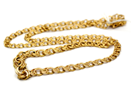 Smycken, Halskedja 18K 13,5g 45,5cm doserad Bismarck, i auktion: Pant – Tisdag 27 september 2016