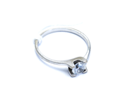 Smycken, Ring 14K 1,6g vitguld med sten Ø17, i auktion: Pant – Tisdag 27 september 2016