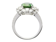 Smycken - RING, 18K vitguld med krom grön turmalin 2,83 ct - View 2