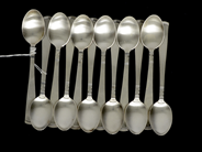 Silver, Kaffeskedar, Rosenholm, i auktion: Pant – Tisdag 29 augusti 2017