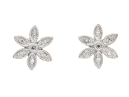 Smycken - ÖRHÄNGEN, 18K vitguld - View 1