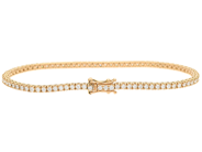 Smycken - TENNISARMBAND, 18K guld - View 2
