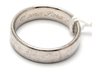 Parti, Ring 18K vitguld 10,1g Ø20 (graverad), i auktion: Pant – Tisdag 5 mars 2019