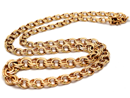 Smycken, Halsband doserad bismarck 18K 32,9g 47cm, i auktion: Pant – Tisdag 5 mars 2019
