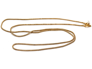 Smycken, Halsband fantasilänk 14K 5,1g 63,5cm, i auktion: Pant – Tisdag 5 mars 2019