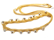 Smycken, Collier 14K tvåfärgad 11,4g 50,5cm, i auktion: Pant – Tisdag 5 mars 2019