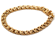 Smycken, Armband bismarck 18K 27,6g 19cm, i auktion: Pant – Tisdag 5 mars 2019
