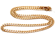 Smycken, Halsband pansarlänk 18K 20,8g 45cm, i auktion: Pant – Tisdag 5 mars 2019