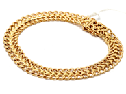 Smycken, Armband fiskben 18K 15,7g 18cm, i auktion: Pant – Tisdag 5 mars 2019