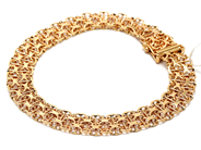 Smycken, Armband x-länk med stav 18K 10,9g 18,5cm, i auktion: Pant – Tisdag 5 mars 2019