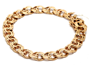 Smycken, Armband bismarck 18K 22,3g 19,5cm, i auktion: Pant – Tisdag 5 mars 2019
