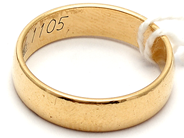 Parti, Ring 18K 3,8g Ø16¼ (graverad), i auktion: Pant – Tisdag 5 mars 2019