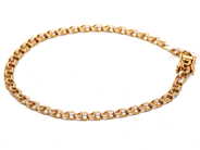 Smycken, Armband bismarck 18K 4,7g 18,5cm, i auktion: Pant – Tisdag 5 mars 2019
