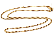 Smycken, Halsband pansarlänk 18K 9,9g 52cm, i auktion: Pant – Tisdag 5 mars 2019