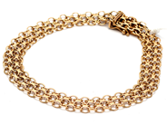 Smycken, Armband x-länk 18K 9,0g 19cm, i auktion: Pant – Tisdag 5 mars 2019