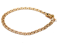 Smycken, Armband Bismack 18K 6,8g 19cm, i auktion: Pant – Tisdag 5 mars 2019