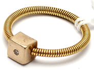 Smycken, Ring 18K 3,0g Ø17 med diamant 1xca0,01ct , i auktion: Pant – Tisdag 5 mars 2019