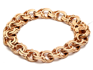Smycken, Armband bismarck 18K  51,8g 21cm, i auktion: Pant – Tisdag 5 mars 2019