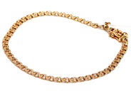 Smycken, Armband 1bismarck 18K 3,8g 18cm, i auktion: Pant – Tisdag 5 mars 2019