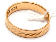 Parti, Ring 18K 2,6g Ø16½ (skev/graverad), i auktion: Pant – Tisdag 5 mars 2019