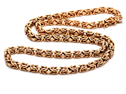 Smycken, Halsband Kejsarlänk 18K 83,0g 55cm, i auktion: Pant – Tisdag 5 mars 2019