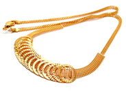 Smycken, Collier 21K 13,0g 41,5cm, i auktion: Pant – Tisdag 5 mars 2019