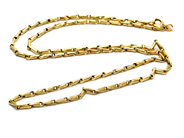 Smycken, Halsband fantasilänk 18K 7,2g 55cm, i auktion: Pant – Tisdag 5 mars 2019