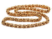 Smycken, Halsband Kejsarlänk 18K 99,5g 57cm, i auktion: Pant – Tisdag 5 mars 2019