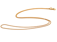 Smycken, Halsband pasnarlänk 9K 2,1g 48cm, i auktion: Pant – Tisdag 5 mars 2019