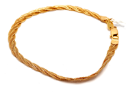 Smycken - Armband 21K 4,3g 18,5cm, flätad länk  - View 1