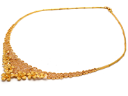 Smycken, Collier 21K 24,7g ca45cm, i auktion: Pant – Tisdag 5 mars 2019