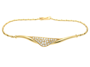Smycken, ARMBAND, 18K guld, i auktion: Lilla Smycken – Torsdag 28 mars 2019