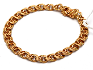 Smycken, Armband Bismarck 18K 16,3g 18cm, i auktion: Pant – Tisdag 23 april 2019