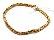 Smycken, Armband Kejsar 18K 12,6g 18cm, i auktion: Pant – Tisdag 23 april 2019