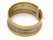 Smycken, Ring tvåfärgad 14K 4,9g Ø20 1/4, i auktion: Pant – Tisdag 23 april 2019