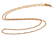 Smycken, Halskedja Singarpore 18K 1,0g 42cm, i auktion: Pant – Tisdag 23 april 2019